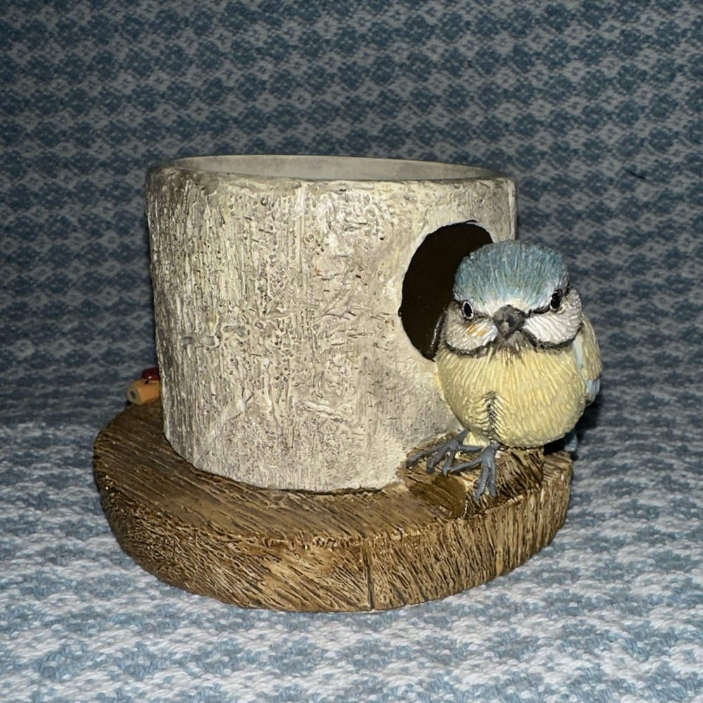 Marjolein Bastin Hallmark Birdhouse trinket or candle holder